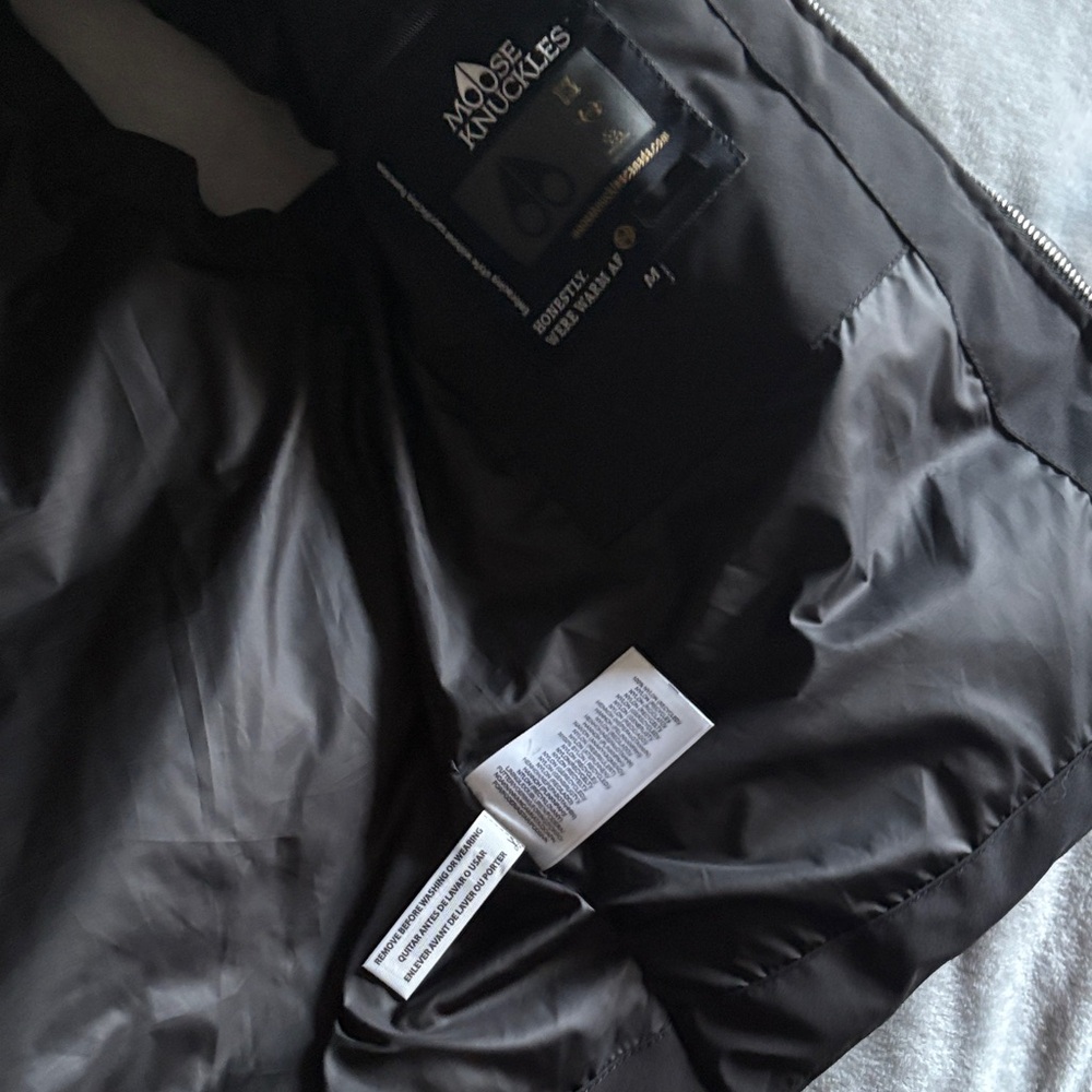 Moose Knuckles Black Down-Filled Vest! - Picture 3 of 5